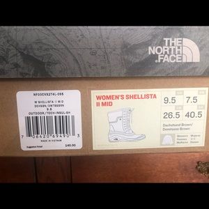 North Face Women’s Shellista II Mid Boot 9.5